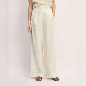 NWT Everlane The Linen Way-High® Drape Pant